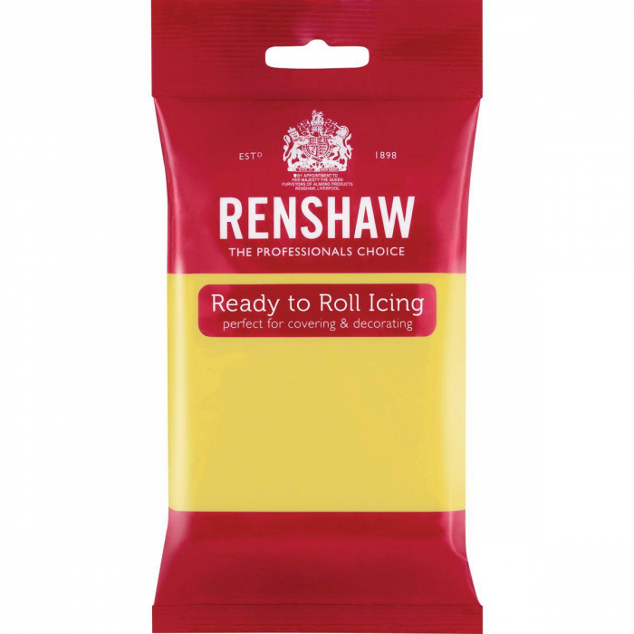 Renshaw - Pastell Gul/Pastel Yellow Sockerpasta Fondant | 250g