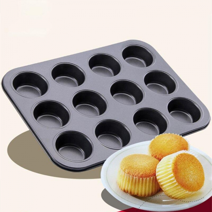 12 Hål Muffins Cupcake Bakpanna