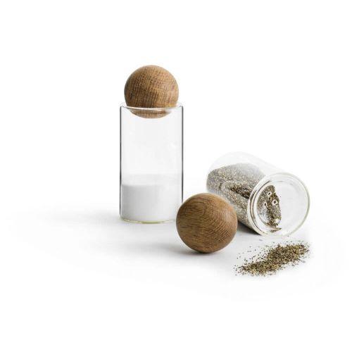 Nature salt- och pepparset med ekkork, 2-pack- Sagaform