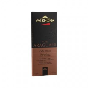 Chokladkaka Valrhona Araguani 72%, Mörk Choklad 70 g