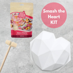 Smash the Heart Kit - Hjärta Diamant Hammare Choklad