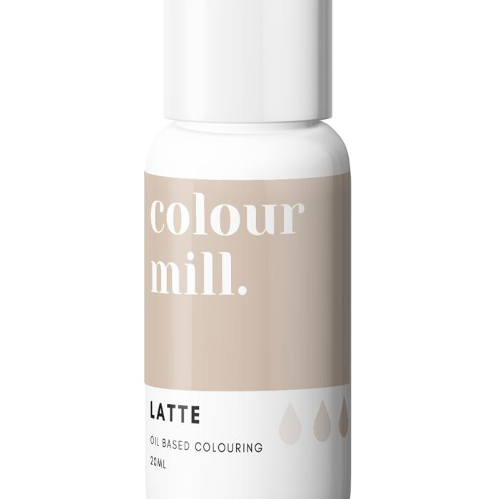 Colour Mill Latte Chokladfärg Oljebaserad Ätbar Färg 20ml