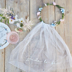 Diadem Krans Slöja Bride to be - Ginger Ray