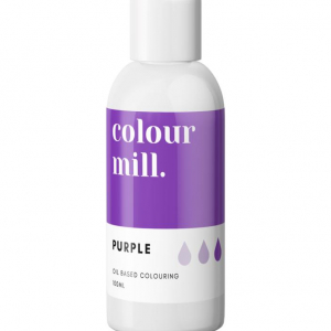 Purple Lila Chokladfärg Oljebaserad Ätbar 100ml - Colour Mill