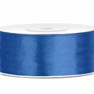 Satinband Dekorationsband blå 25mm/25m