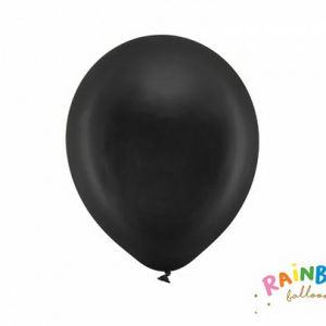 Rainbow Ballonger 23cm metallic, svart