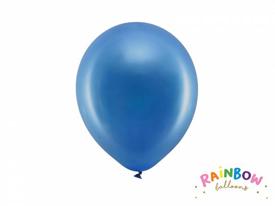 Rainbow Ballonger 23cm metallic blå