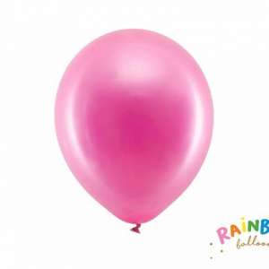 Rainbow Ballonger 23cm metallic rosa