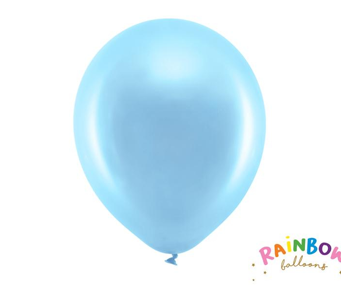 Rainbow Ballonger 30cm metall blå