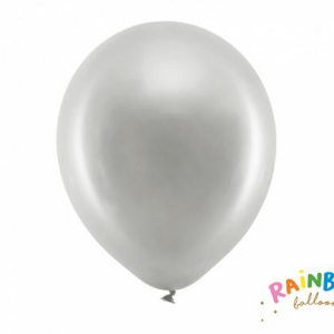 Rainbow Ballonger 30cm metall silver