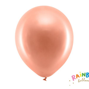 Rainbow Ballonger 30cm rosé guld