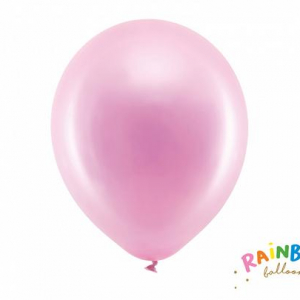 Rainbow Ballonger 30cm metall rosa