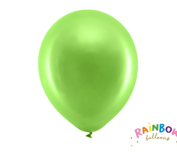 Rainbow Ballonger 30cm metall grön