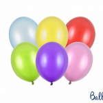 Metalic Mix Ballonger | Starka Ballonger 12cm, 10st Metall Mix