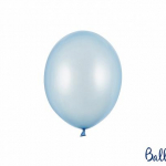 Baby Blå Starka Ballonger 12cm - 10st Baby Blå