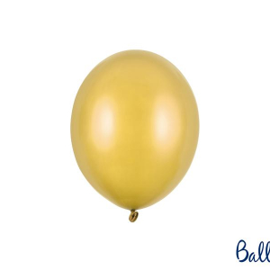 Starka Ballonger 12cm, Metallic guld