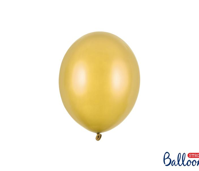 Starka Ballonger 12cm, Metallic guld