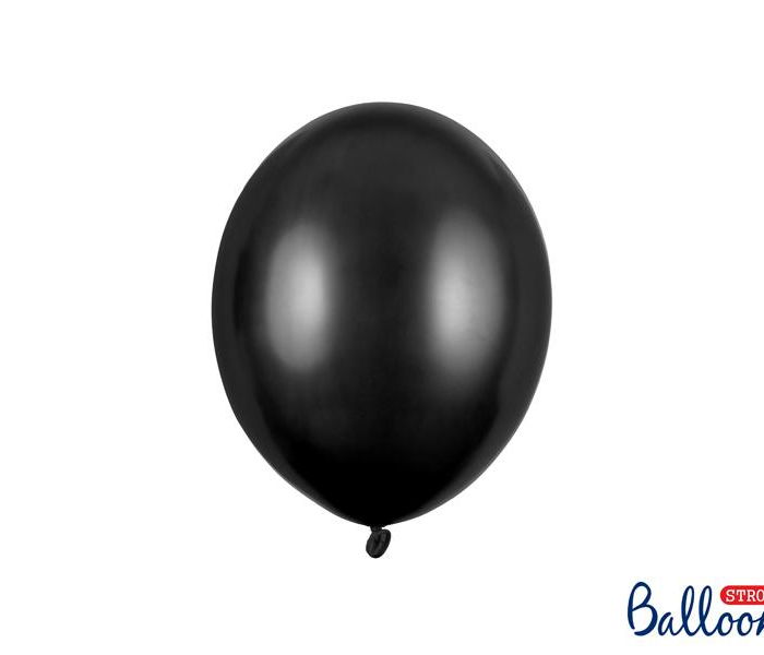 Starka ballonger Metall 23cm, svart