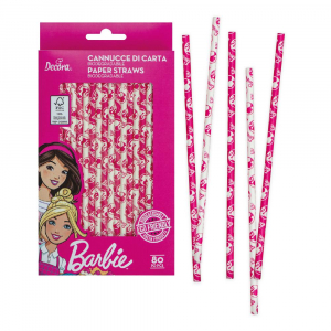 Sugrör Barbie 80st - Decora