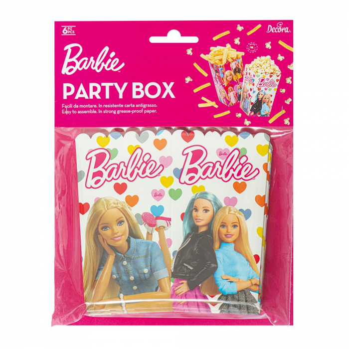 Godisboxar Barbie 6-pack- Decora