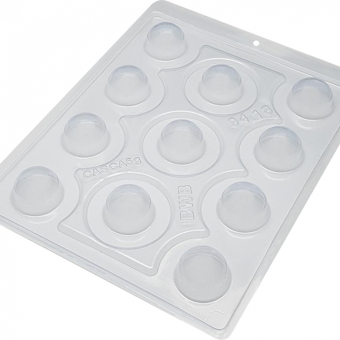 BWB Special 3-Part Mold - 9418 Esfera de 30mm - Pralinform Chokladform