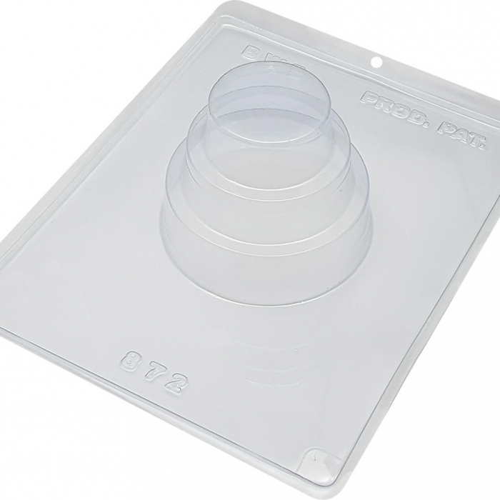 BWB Special 3-Part Mold - 872 Bolo Liso - Pralinform Chokladform