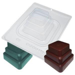 Pralinform Våningstårta Tårta Chokladform - BWB 100 - Special 3 Part Mold