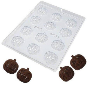 BWB 9431 - Simple Mold - Pralinform Chokladform Pumpor Halloween