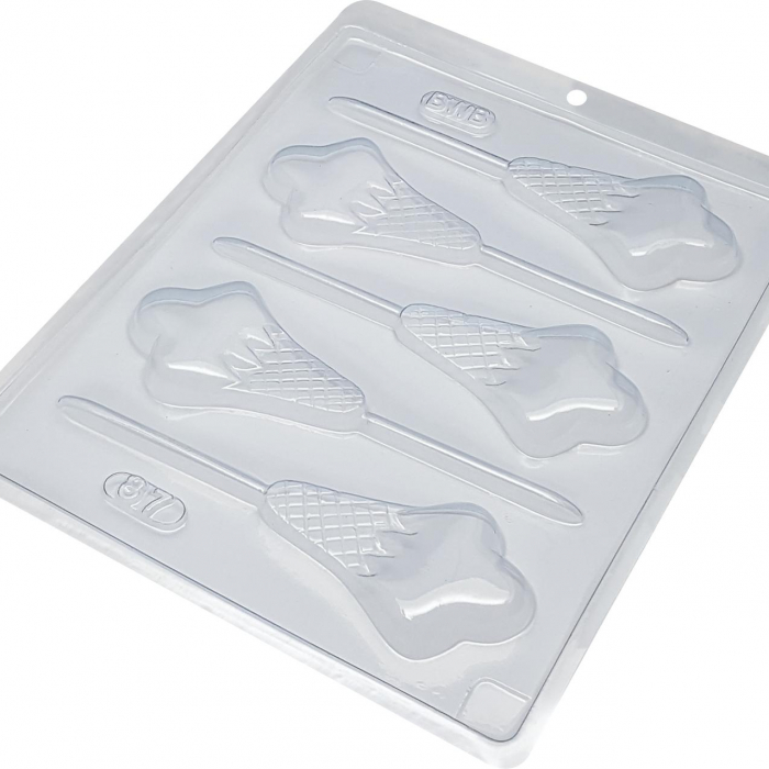 BWB Simple Mold - Pirulito Sorvete Casca 87 - Pralinform Glass klubbor
