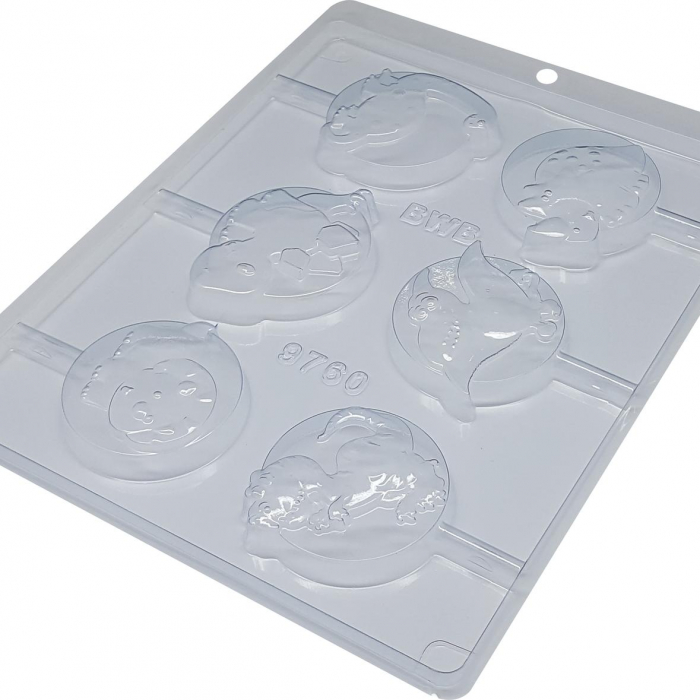 BWB Simple Mold - Tablete Liso 9796 - Pralinform Djur Klubbor