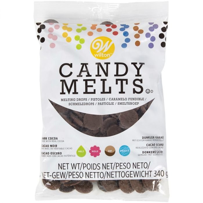 Candy Melts Mörk Choklad - Wilton