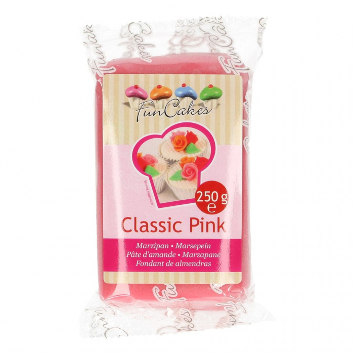 FunCakes Marsipan Classic Pink 250g, Rosa FC99175