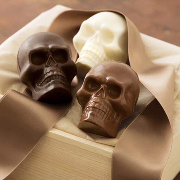 Dödskalle Silikonform Chokladform Isform Halloween