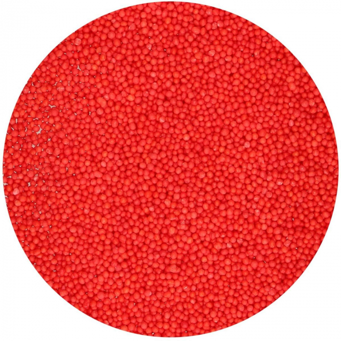 FunCakes - Nonpareils Red/Röd Strössel 80g
