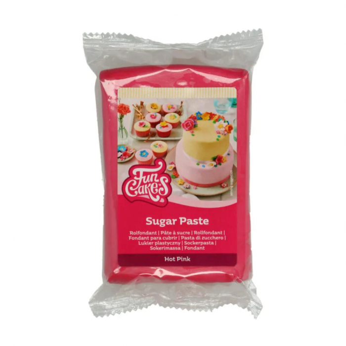 FunCakes - Rosa/Hot Pink Sockerpasta 250g
