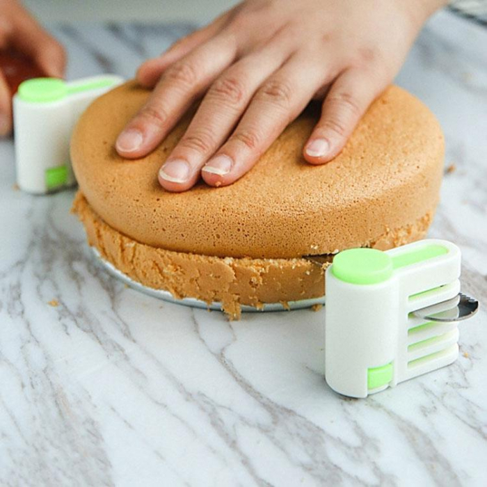 Justerbar Tårtskivare Cake Slicer Dela Perfekta Tårtlager