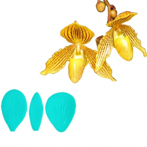 Orkidé Petal Veiner Set 3 Delar, Silikonform