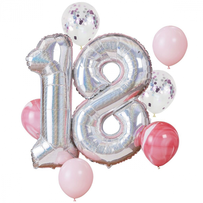 18-årsdag Balloon Bundle - Ginger Ray