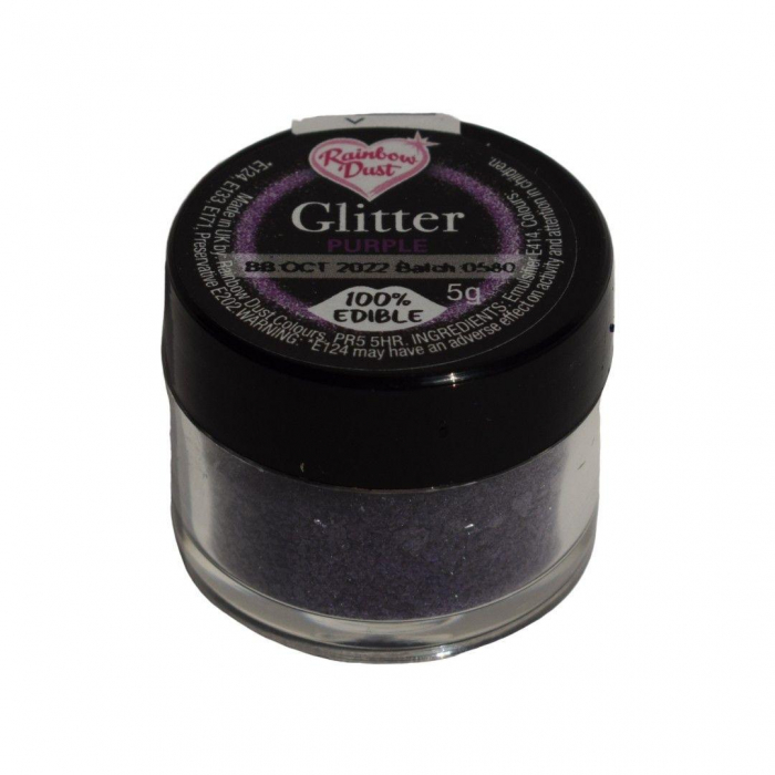 RD Edible Glitter Pulverfärg Lila/Purple - 5g