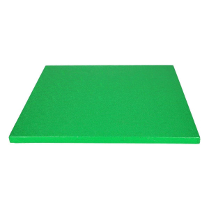 Tårtbricka Fyrkantig, Kvadratisk Grön 30,5cm - FunCakes