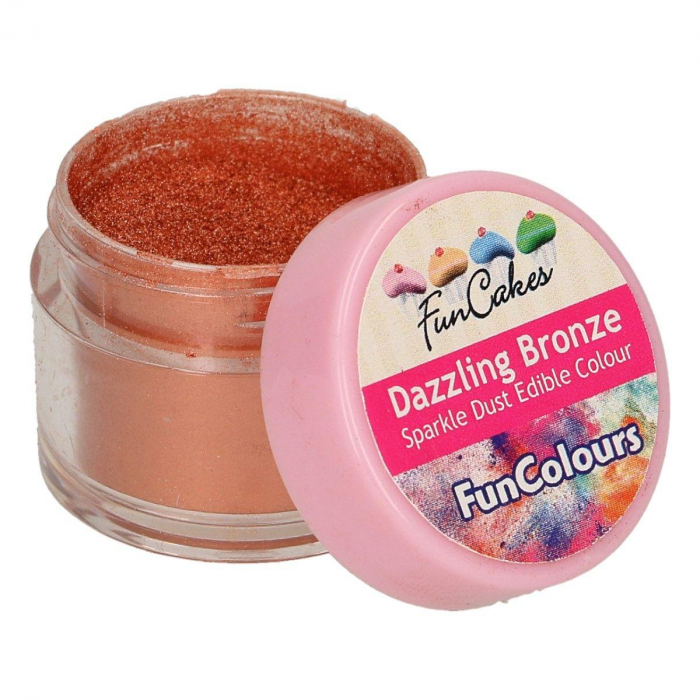 FunCakes - Brons Skimrande Pulverfärg | Dazzling Bronze