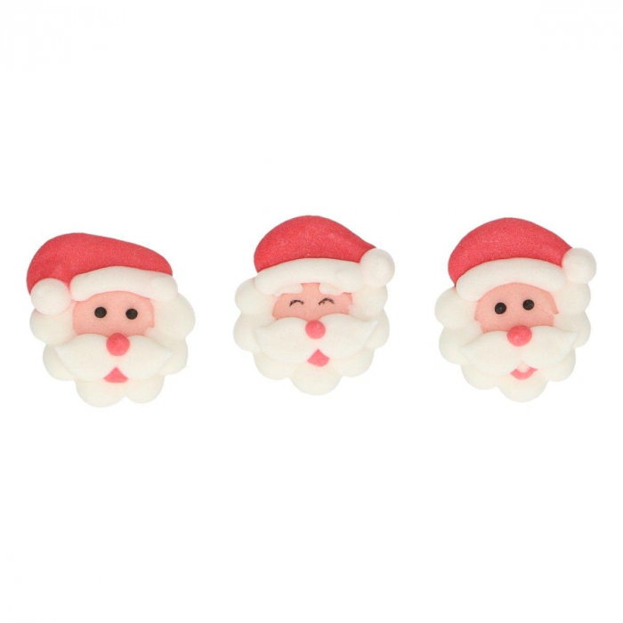 Jultomte Jul Sockerdekorationer 8st FunCakes Christmas Figures