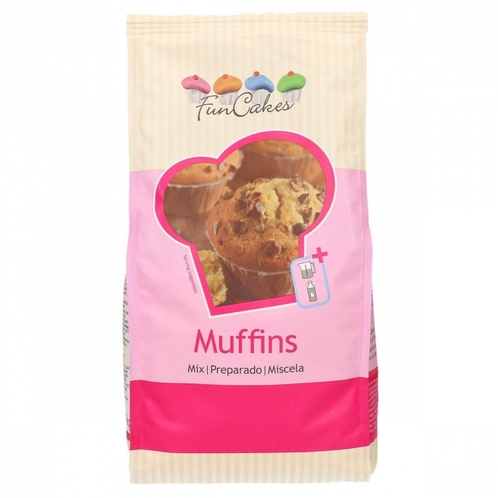 FunCakes Mix för Muffins Cupcakes, Färdig Bakmix Storpack 1kg