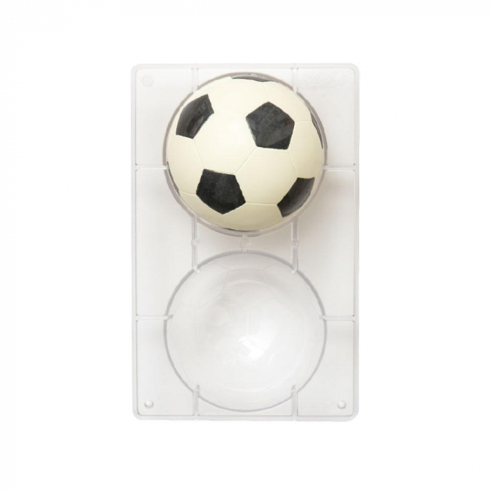 Fotboll Medium Pralinform 2st Praliner Polykarborat Chokladform - Decora