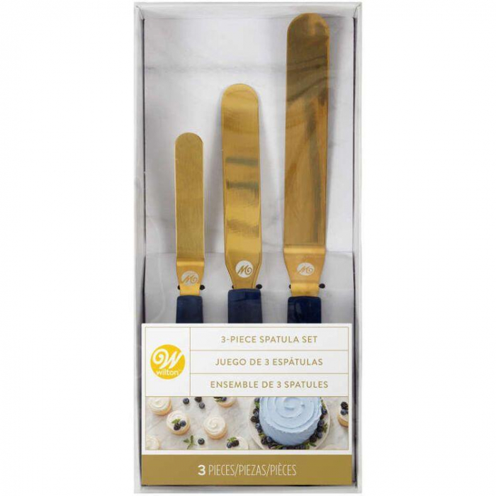 Palettknivar Paletter Spatlar i Guld, 3-pack - Wilton