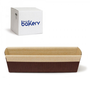 Brödform Avlång Bakform 4-Pack Engångs Ugnssäker Papper 22.7cm x 6,5 cm - 400 g