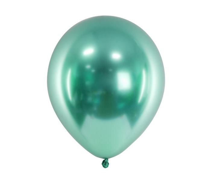 Glansiga Ballonger Grön 10-pack