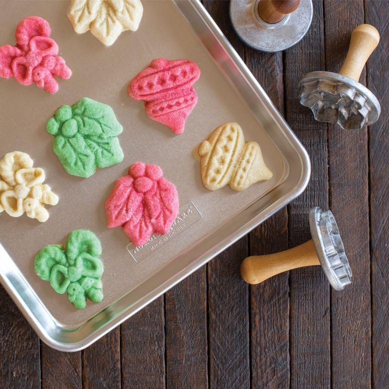 Nordic Ware Kakstämpel Jul Stål Holiday Cast Cookie Stamps BakeCake