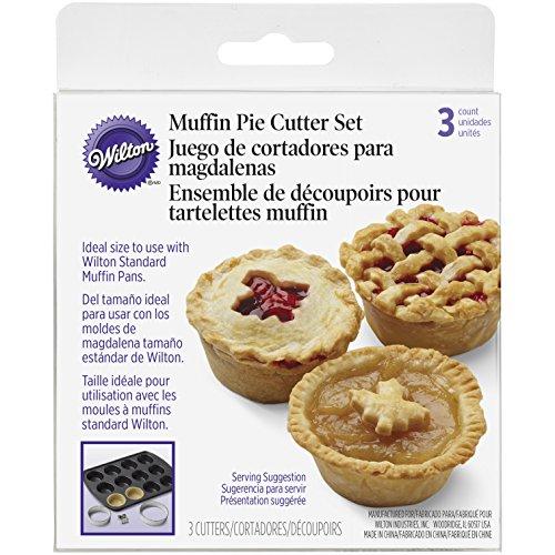 Wilton Utstickare till Paj, Pie Cutter Set, 3 st BakeCake