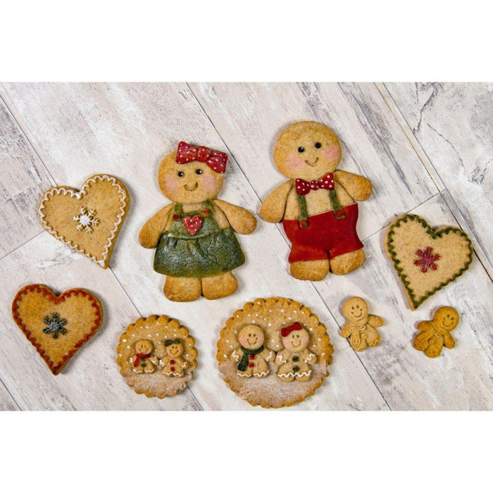 Karen Davies Silikon Form Pepparkakor Julkakor - Gingerbread Cookie